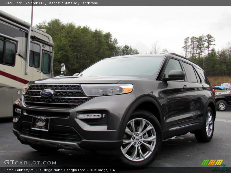 Magnetic Metallic / Sandstone 2020 Ford Explorer XLT