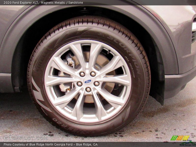Magnetic Metallic / Sandstone 2020 Ford Explorer XLT