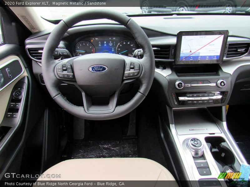 Magnetic Metallic / Sandstone 2020 Ford Explorer XLT