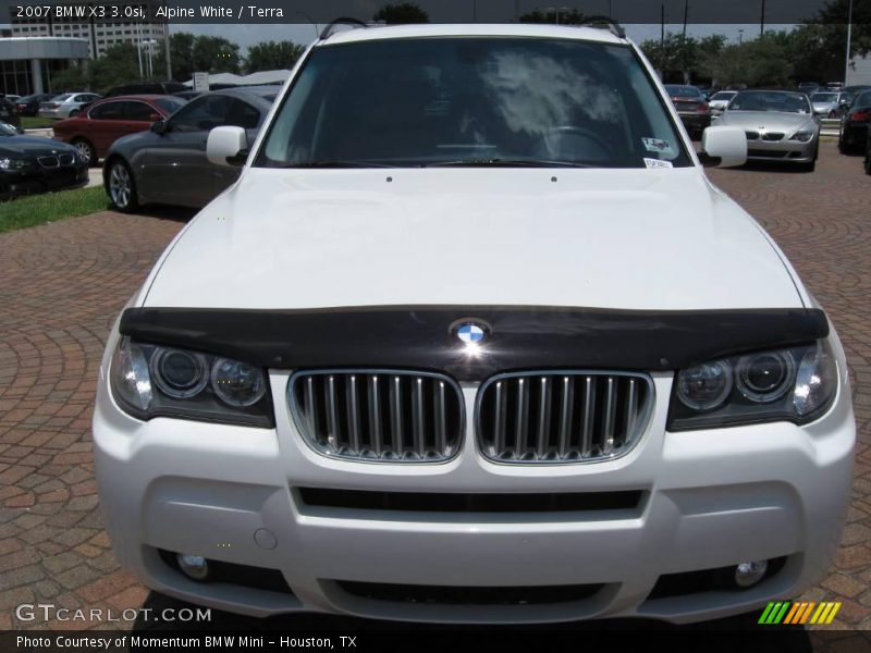 Alpine White / Terra 2007 BMW X3 3.0si
