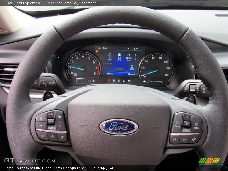 Magnetic Metallic / Sandstone 2020 Ford Explorer XLT