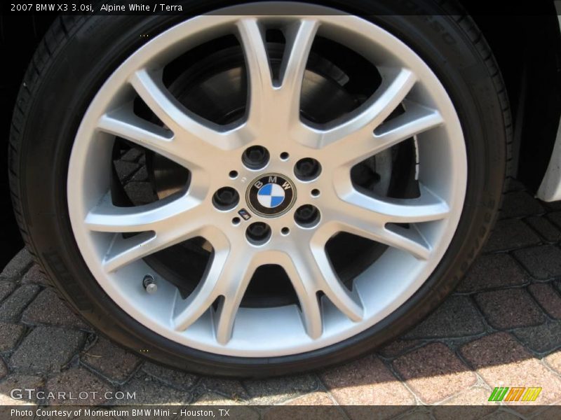 Alpine White / Terra 2007 BMW X3 3.0si