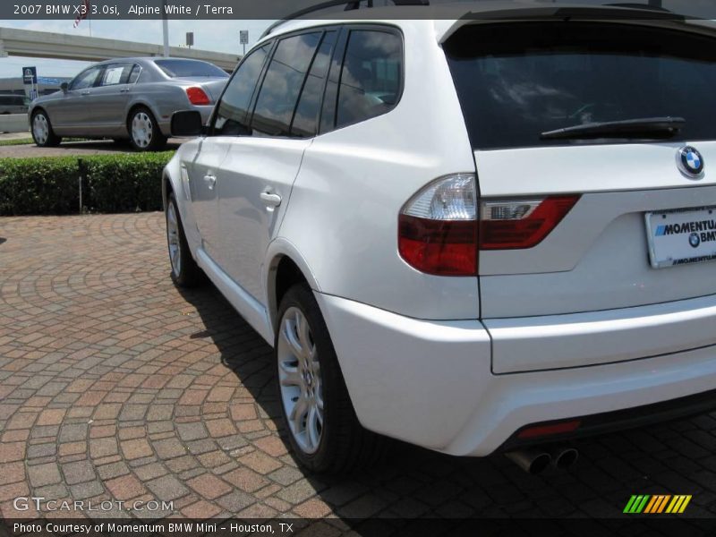 Alpine White / Terra 2007 BMW X3 3.0si