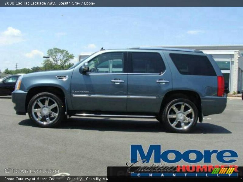 Stealth Gray / Ebony 2008 Cadillac Escalade AWD