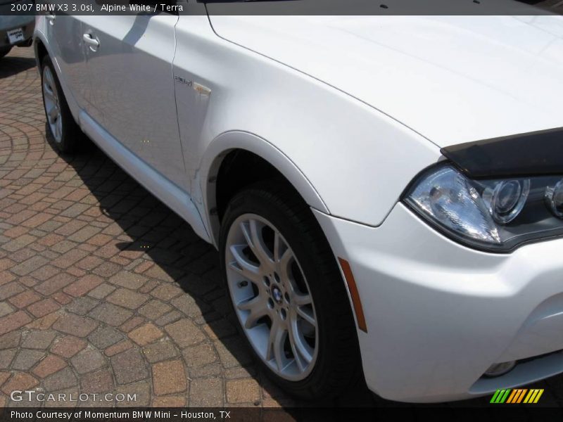 Alpine White / Terra 2007 BMW X3 3.0si