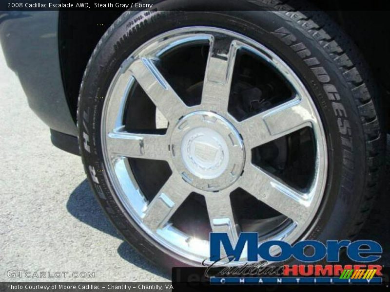 Stealth Gray / Ebony 2008 Cadillac Escalade AWD