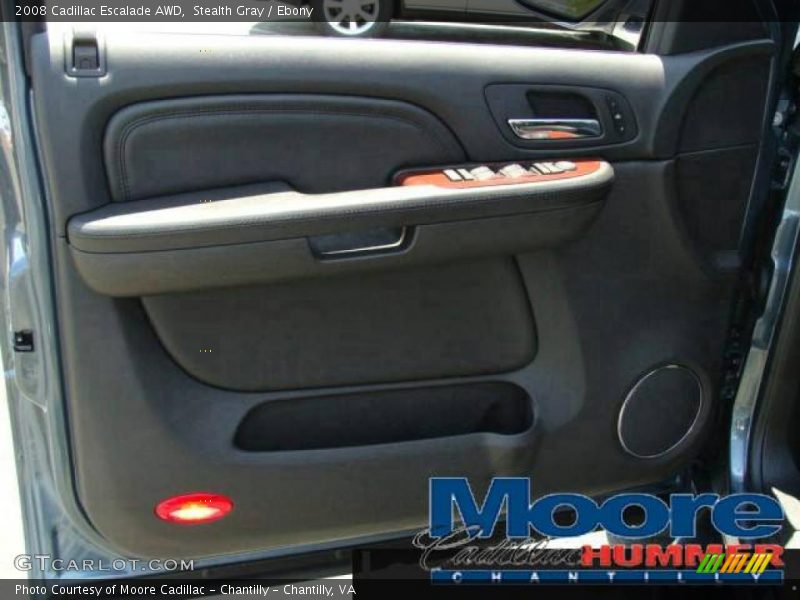 Stealth Gray / Ebony 2008 Cadillac Escalade AWD