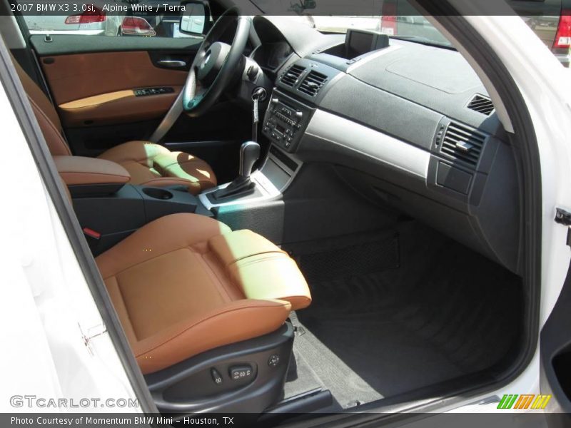 Alpine White / Terra 2007 BMW X3 3.0si