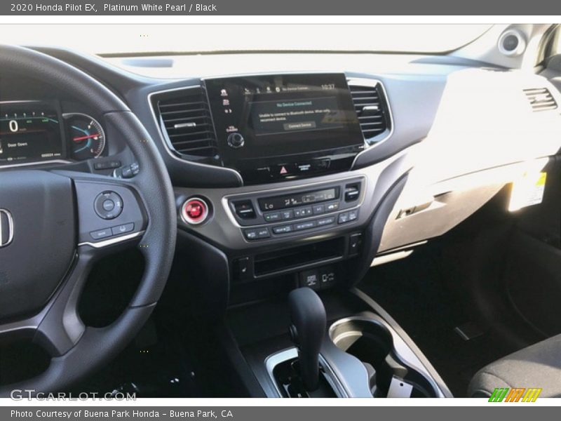Platinum White Pearl / Black 2020 Honda Pilot EX