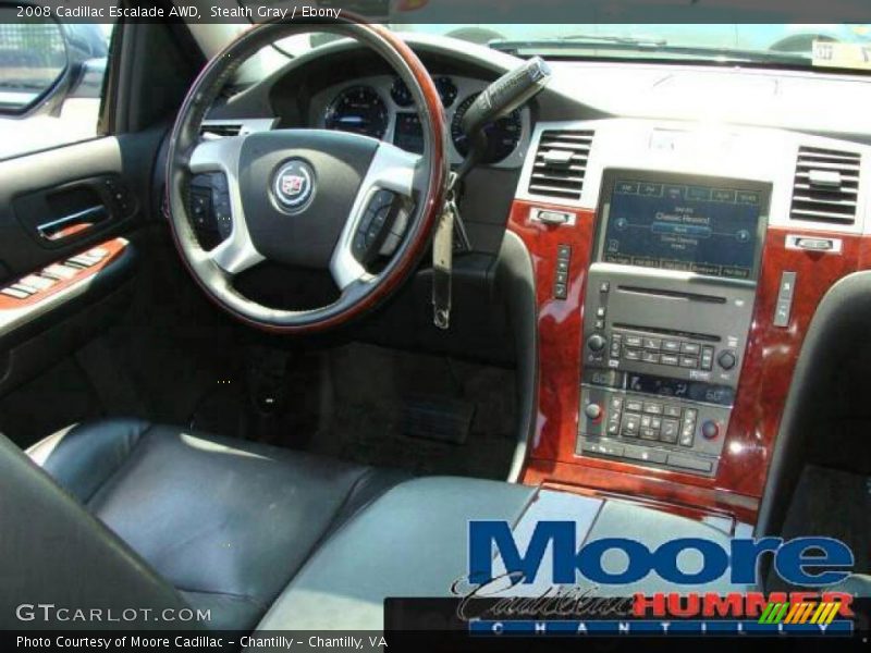Stealth Gray / Ebony 2008 Cadillac Escalade AWD