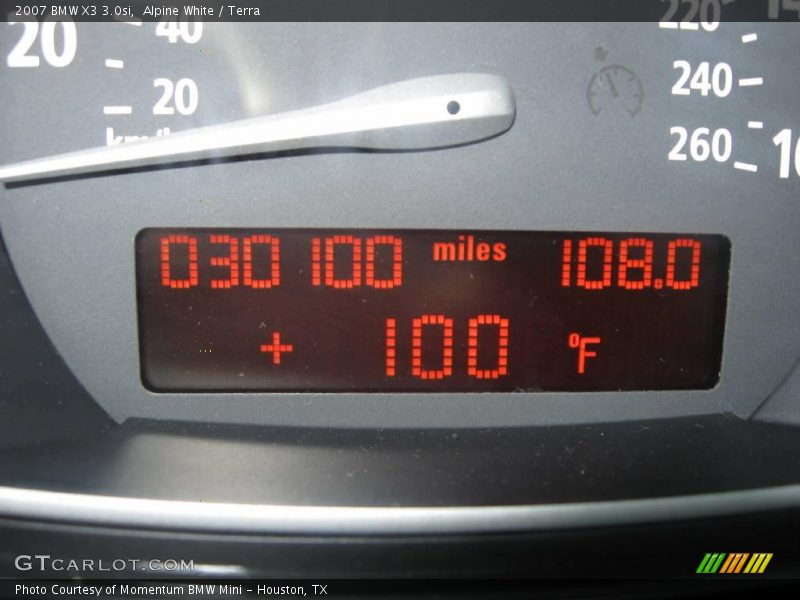 Alpine White / Terra 2007 BMW X3 3.0si