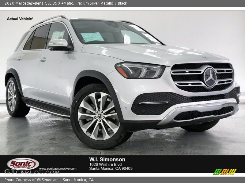 Iridium Silver Metallic / Black 2020 Mercedes-Benz GLE 350 4Matic