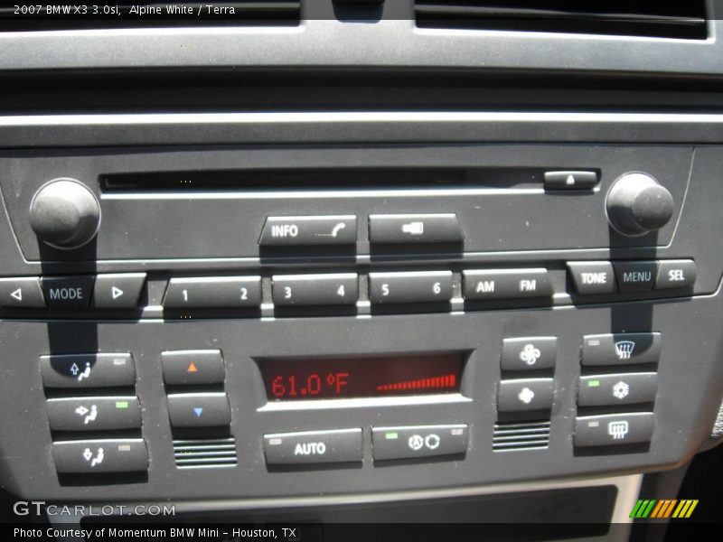 Alpine White / Terra 2007 BMW X3 3.0si