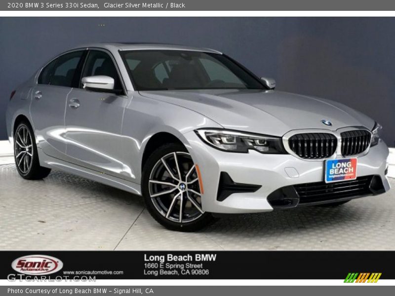 Glacier Silver Metallic / Black 2020 BMW 3 Series 330i Sedan