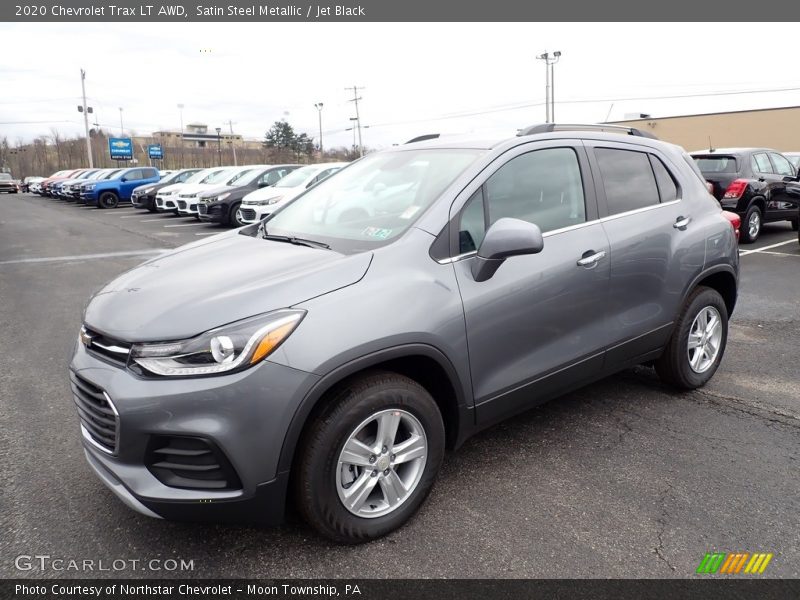 Satin Steel Metallic / Jet Black 2020 Chevrolet Trax LT AWD