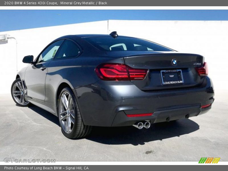 Mineral Grey Metallic / Black 2020 BMW 4 Series 430i Coupe
