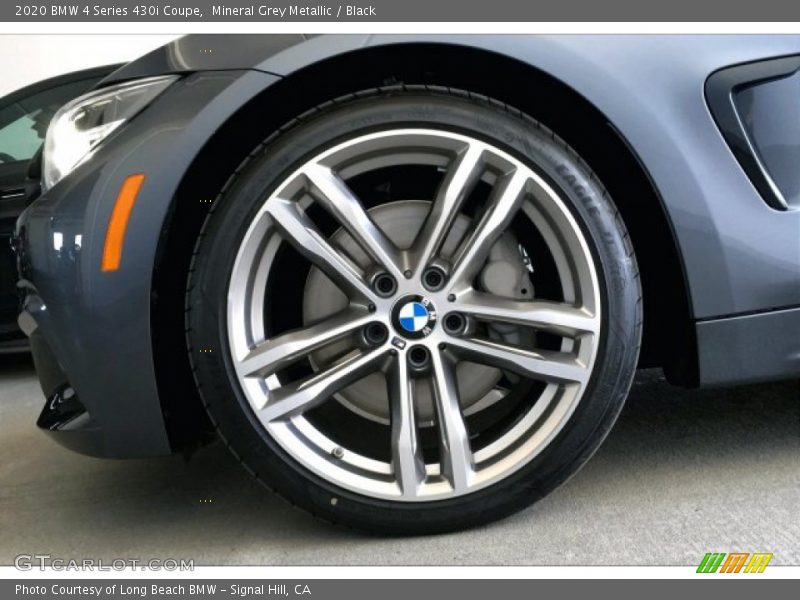 Mineral Grey Metallic / Black 2020 BMW 4 Series 430i Coupe