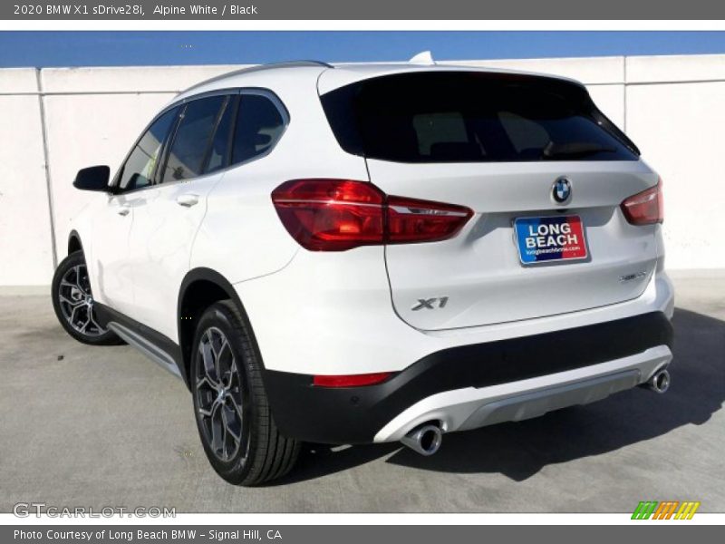 Alpine White / Black 2020 BMW X1 sDrive28i