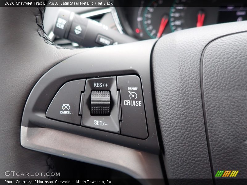 Satin Steel Metallic / Jet Black 2020 Chevrolet Trax LT AWD