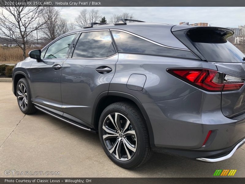 Nebula Gray Pearl / Black 2020 Lexus RX 350L AWD