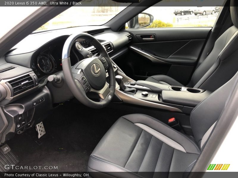 Ultra White / Black 2020 Lexus IS 350 AWD
