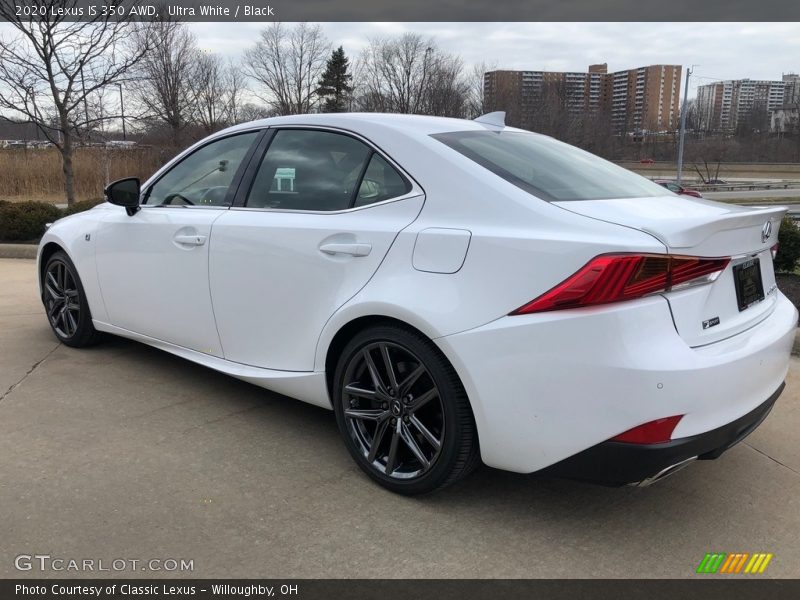 Ultra White / Black 2020 Lexus IS 350 AWD