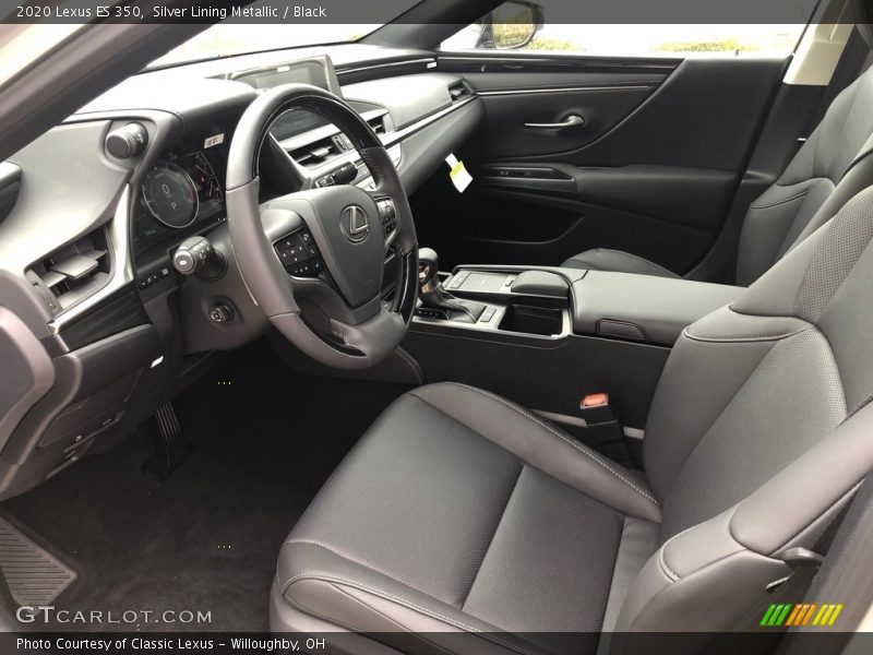 Silver Lining Metallic / Black 2020 Lexus ES 350