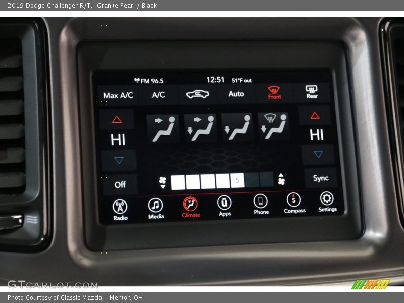 Granite Pearl / Black 2019 Dodge Challenger R/T