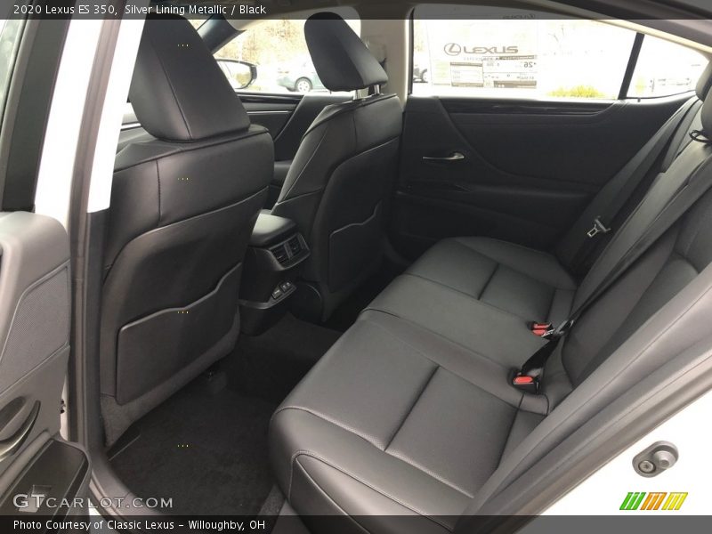 Silver Lining Metallic / Black 2020 Lexus ES 350
