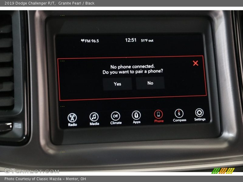 Granite Pearl / Black 2019 Dodge Challenger R/T