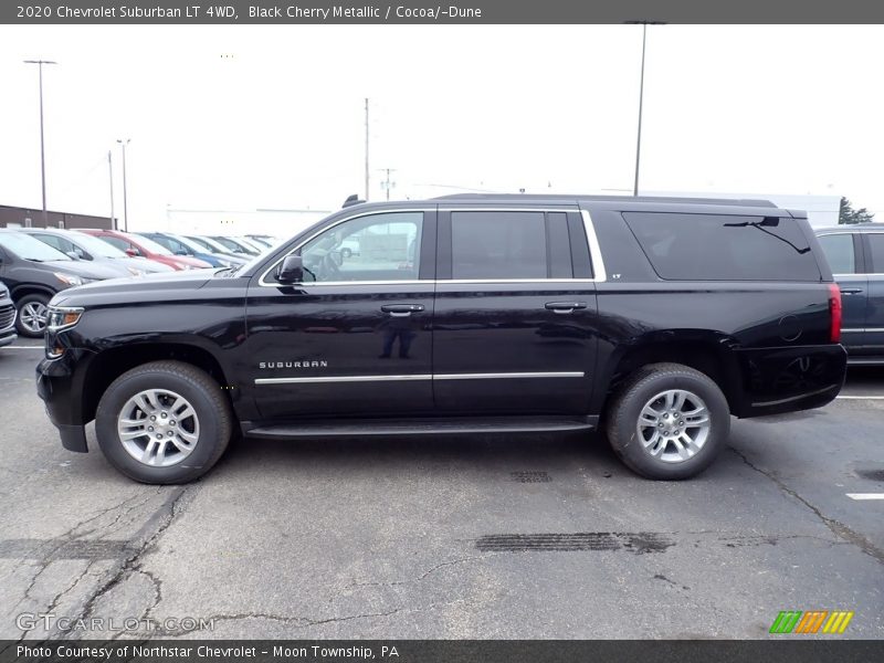 Black Cherry Metallic / Cocoa/­Dune 2020 Chevrolet Suburban LT 4WD