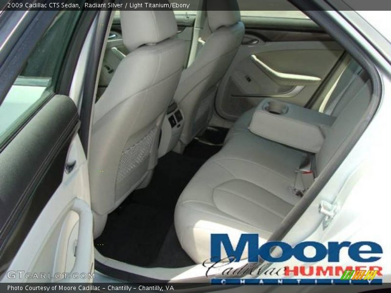 Radiant Silver / Light Titanium/Ebony 2009 Cadillac CTS Sedan