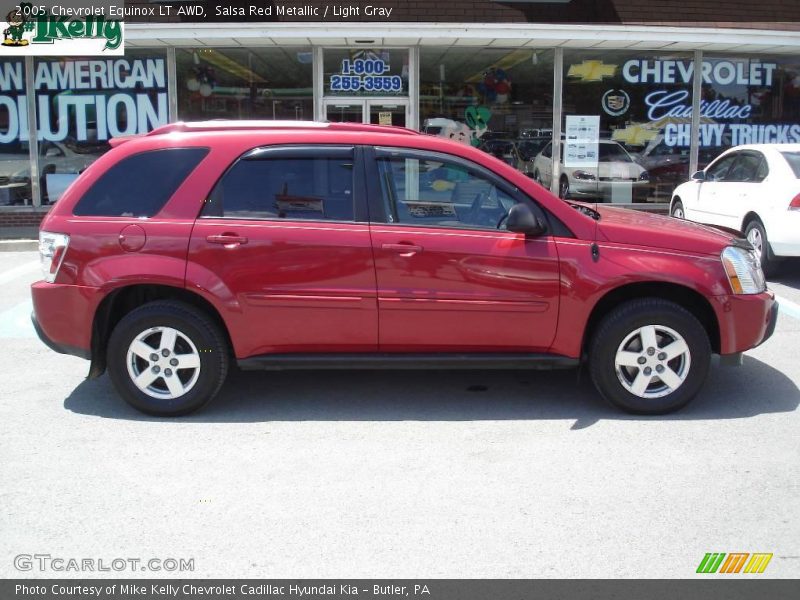Salsa Red Metallic / Light Gray 2005 Chevrolet Equinox LT AWD