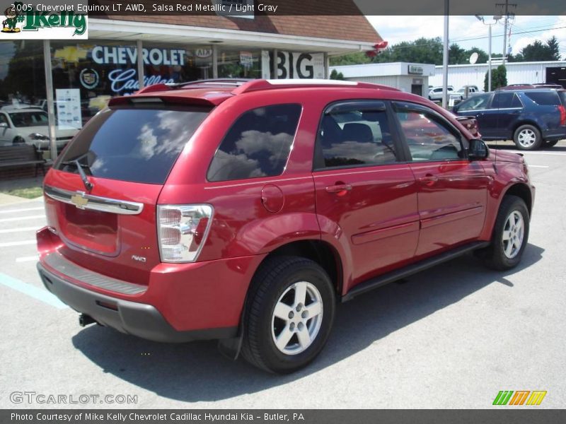 Salsa Red Metallic / Light Gray 2005 Chevrolet Equinox LT AWD