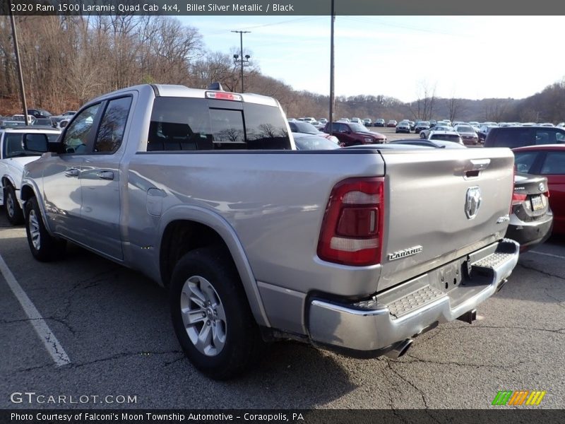 Billet Silver Metallic / Black 2020 Ram 1500 Laramie Quad Cab 4x4