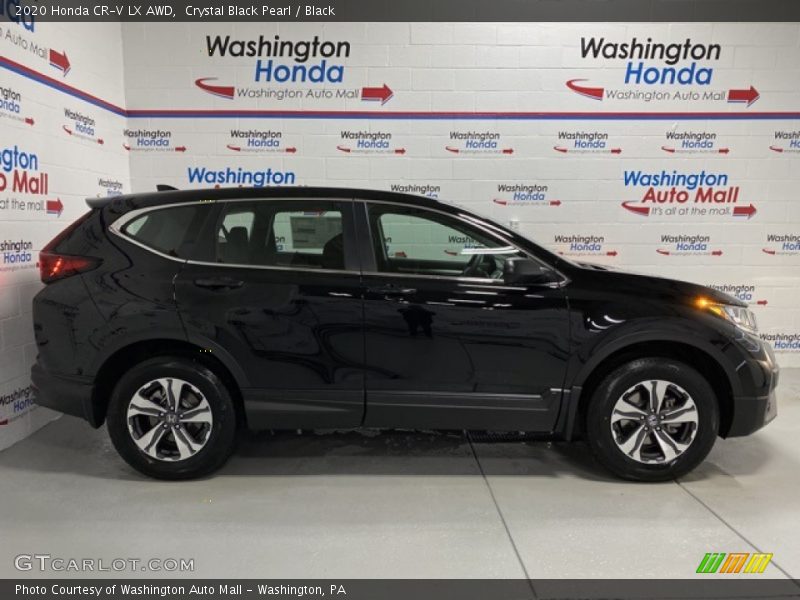 Crystal Black Pearl / Black 2020 Honda CR-V LX AWD