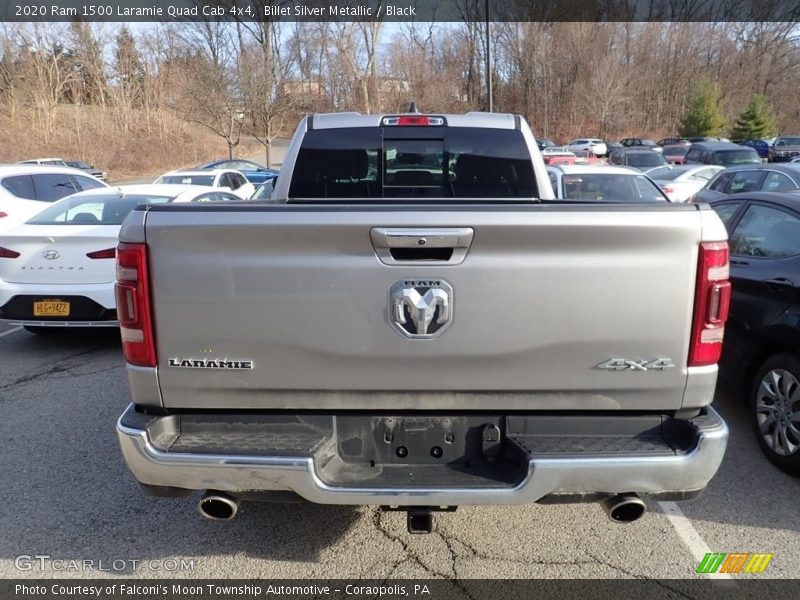 Billet Silver Metallic / Black 2020 Ram 1500 Laramie Quad Cab 4x4