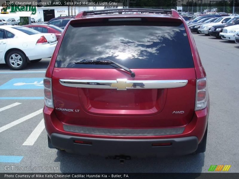 Salsa Red Metallic / Light Gray 2005 Chevrolet Equinox LT AWD
