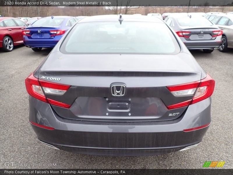 Modern Steel Metallic / Black 2020 Honda Accord EX-L Sedan