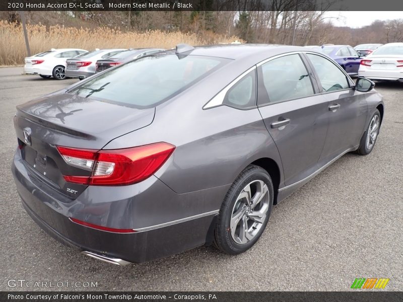 Modern Steel Metallic / Black 2020 Honda Accord EX-L Sedan