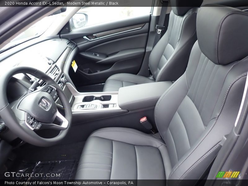Modern Steel Metallic / Black 2020 Honda Accord EX-L Sedan