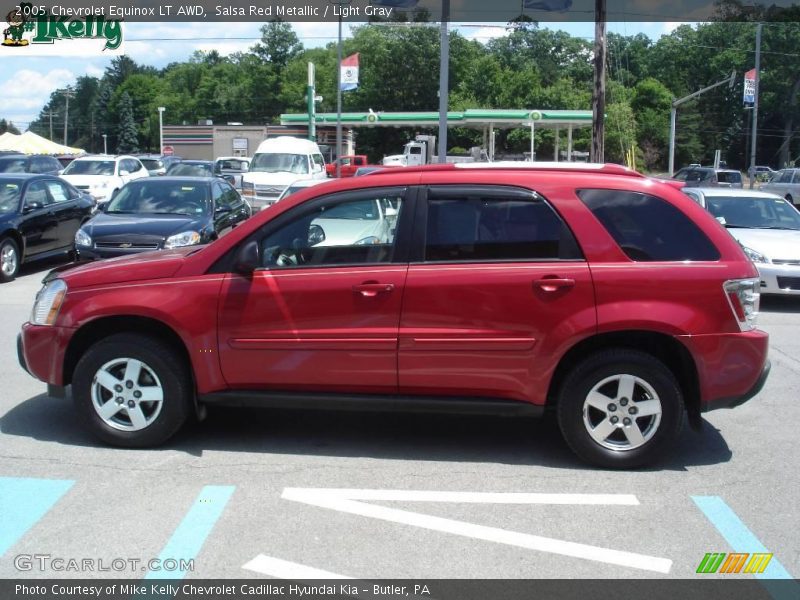 Salsa Red Metallic / Light Gray 2005 Chevrolet Equinox LT AWD