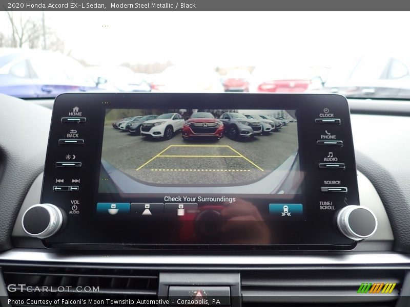 Modern Steel Metallic / Black 2020 Honda Accord EX-L Sedan
