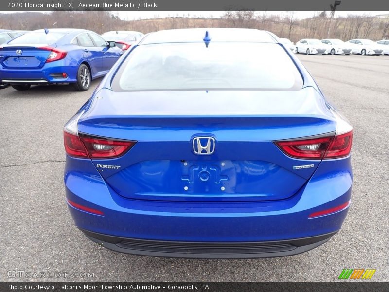 Aegean Blue Metallic / Black 2020 Honda Insight EX