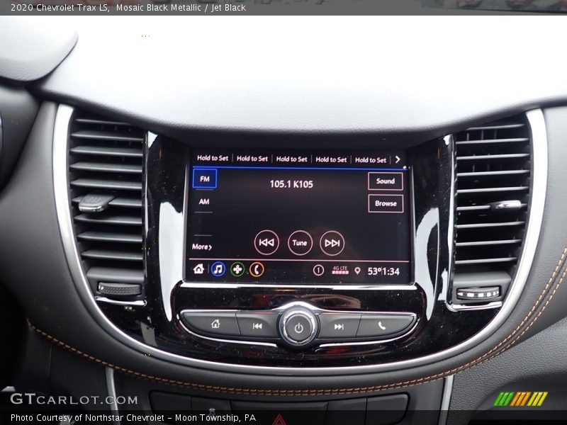 Mosaic Black Metallic / Jet Black 2020 Chevrolet Trax LS