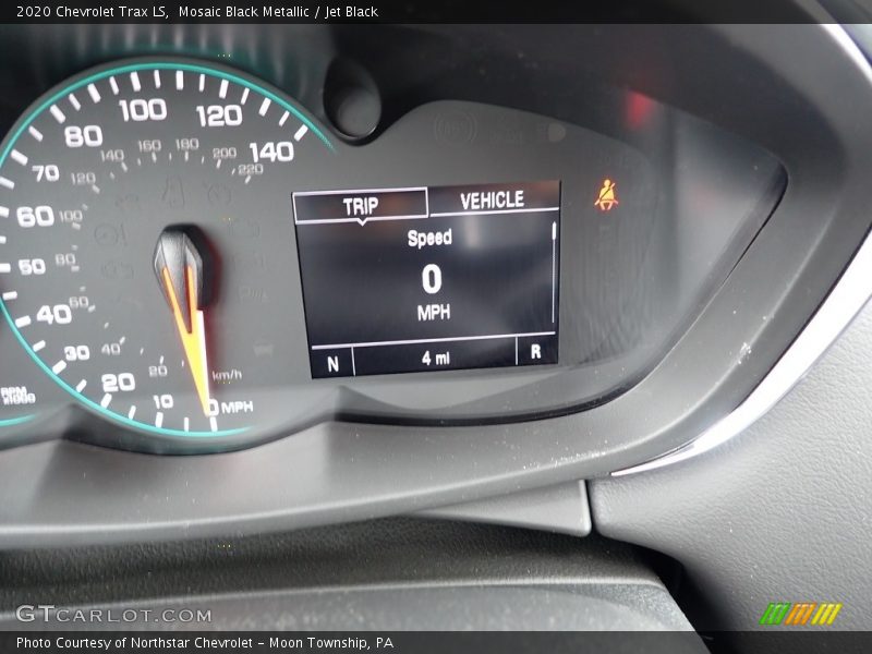 Mosaic Black Metallic / Jet Black 2020 Chevrolet Trax LS