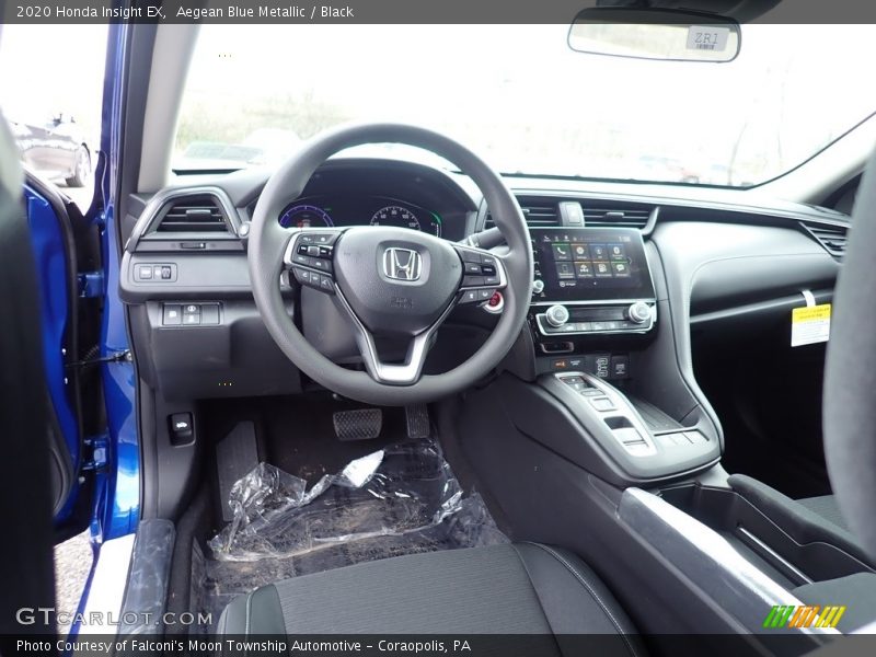 Aegean Blue Metallic / Black 2020 Honda Insight EX
