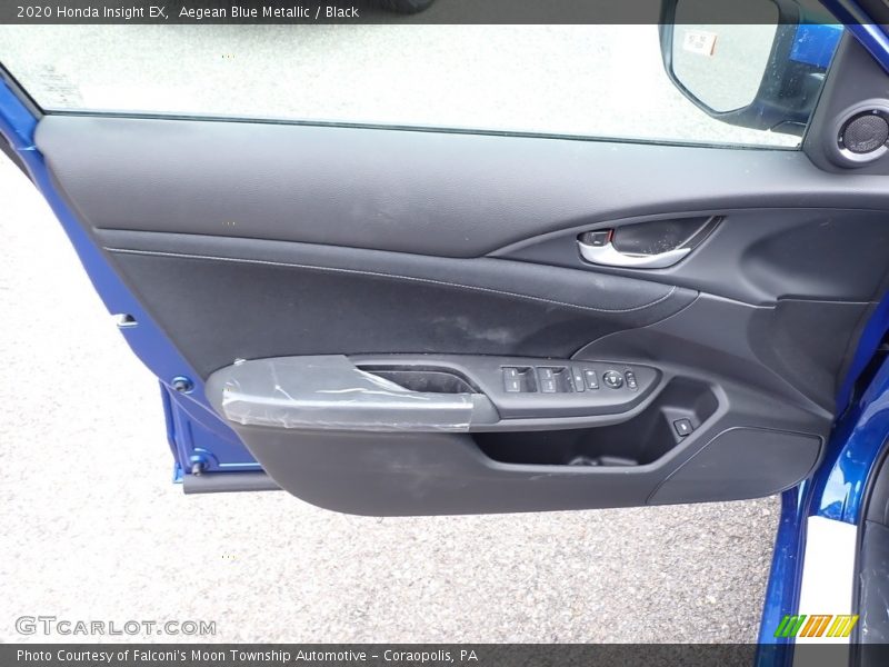 Aegean Blue Metallic / Black 2020 Honda Insight EX