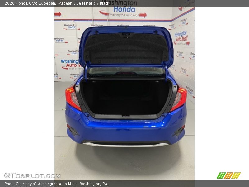 Aegean Blue Metallic / Black 2020 Honda Civic EX Sedan