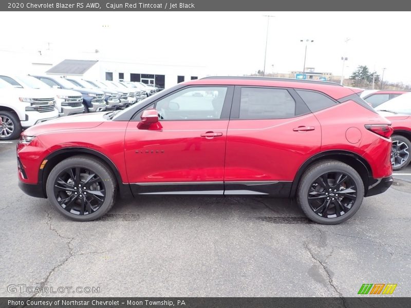 Cajun Red Tintcoat / Jet Black 2020 Chevrolet Blazer RS AWD